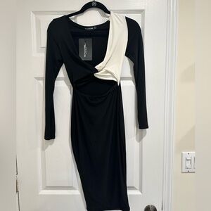 Prettylittlething cut out dress